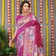 Purple(Red Bim )__Royal Rajgharana Sarees